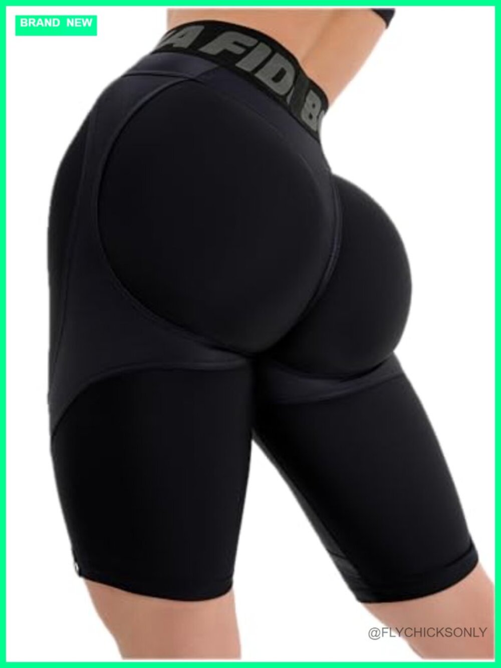 High Waist Biker Shorts Women Push Up Butt Lifting Compression Yoga Gym